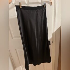 Nordstrom Midi silk-feel Skirt